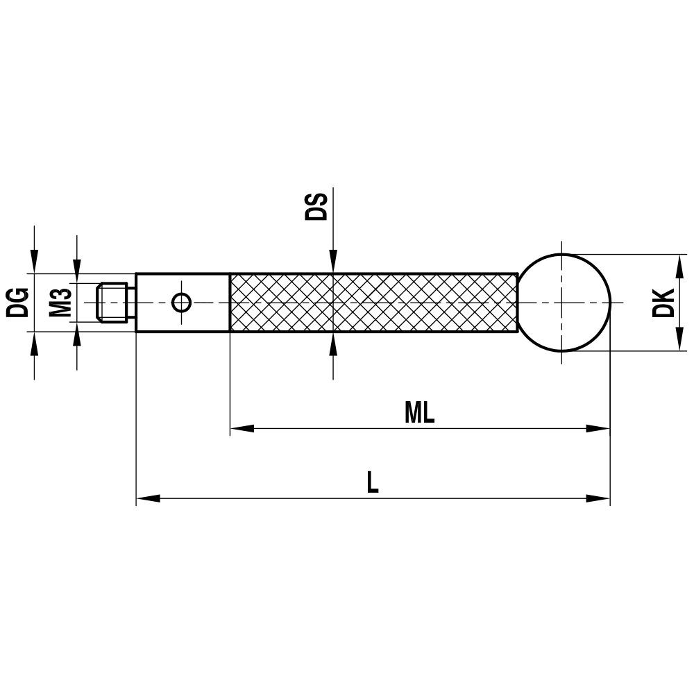 Drawing of product TC M3 080 04 079