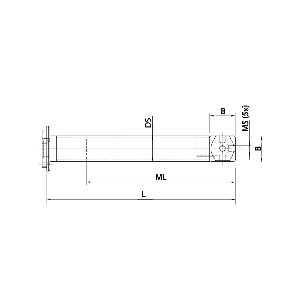 Drawing of product TV M5 018 20 050