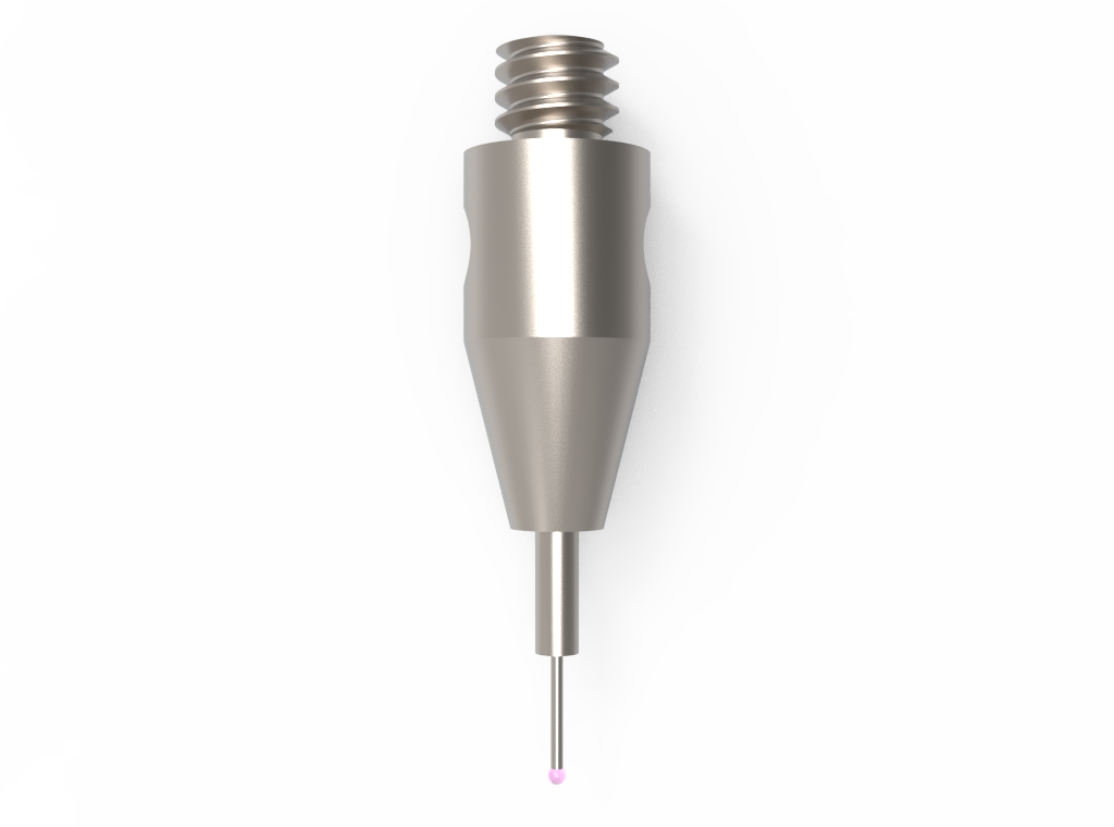 Straight Styli; base: stainless steel; stem: carbide; ball: ruby