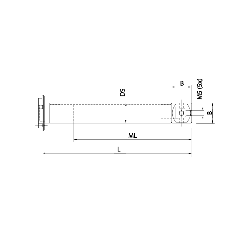 Drawing of product TV M5 011 15 050