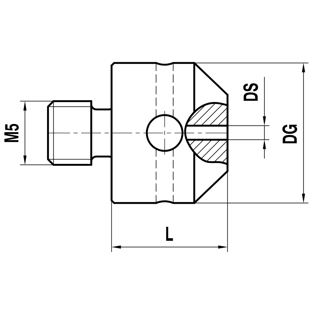 Drawing of product SH M5 000 11 010