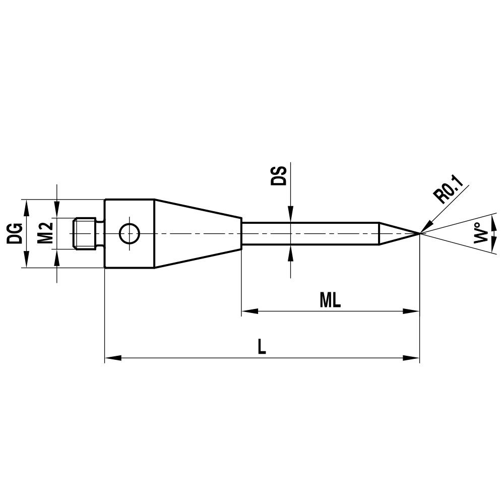 Drawing of product IH M2 030 03 010