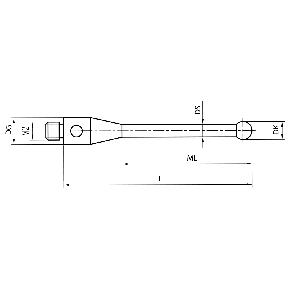 Drawing of product TI M2 040 03 022