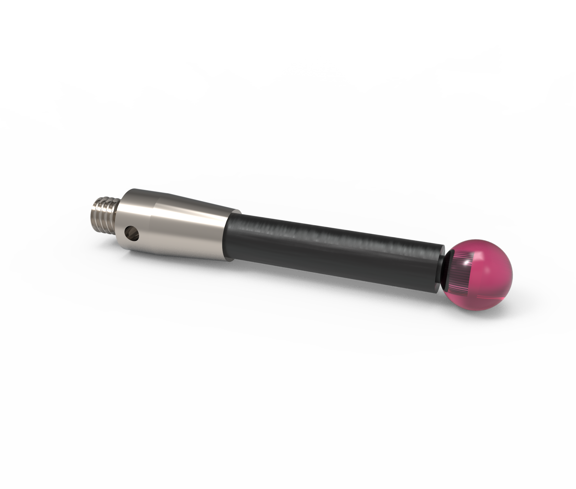 Accessories; base: titanium; stem: carbon fiber; ball: ruby