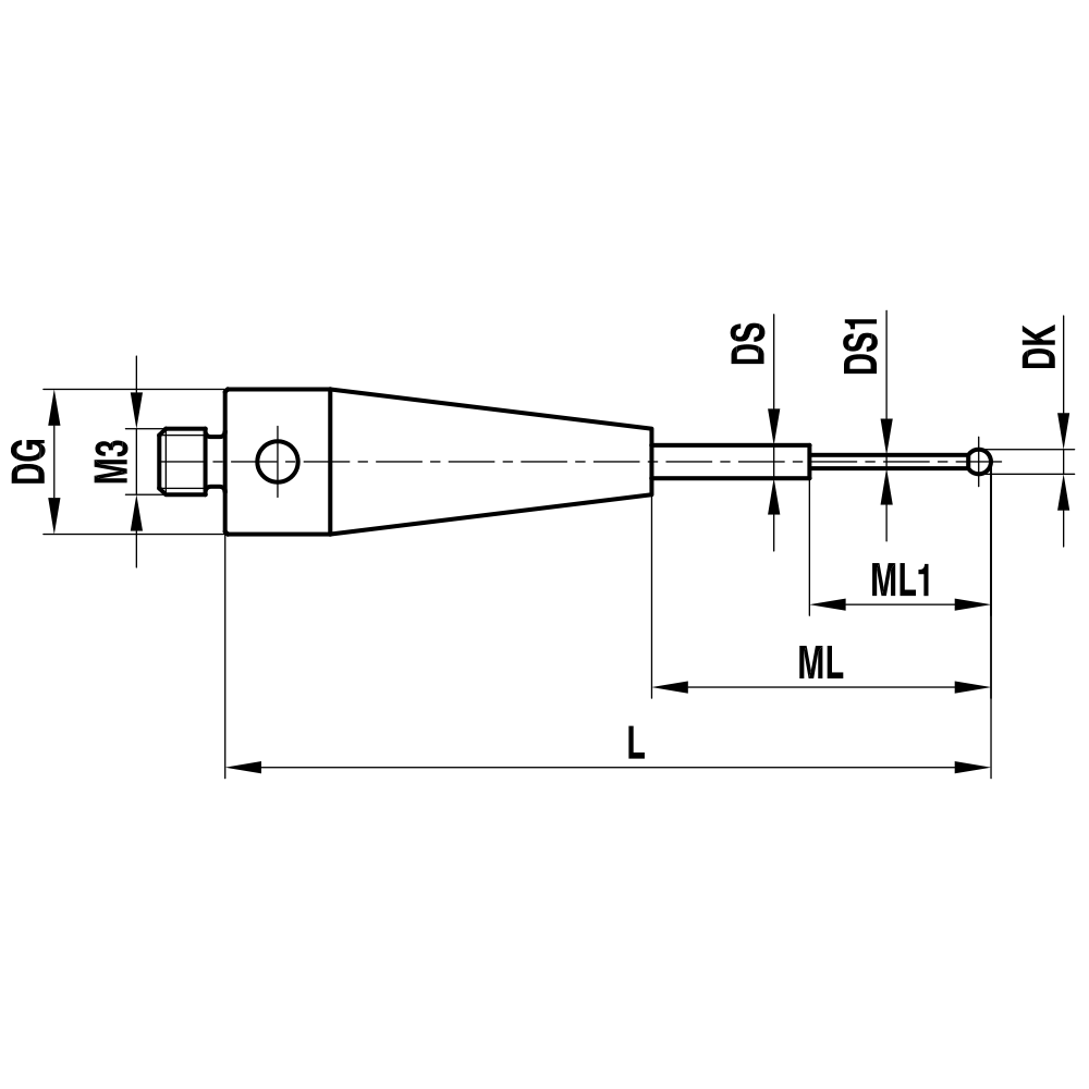 Drawing of product TH M3 003 04 022