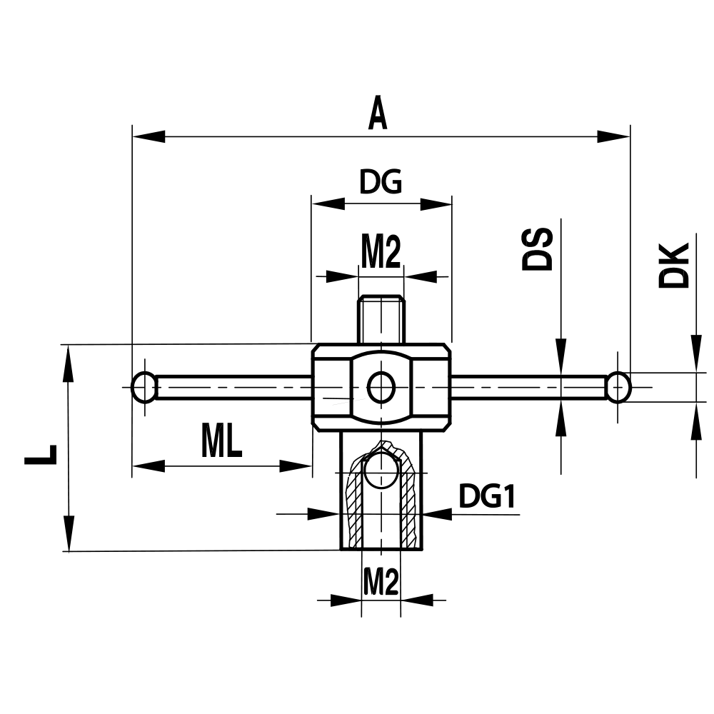 Drawing of product SI M2 005 05 020
